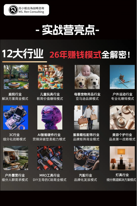 任小姐出海战略咨询「跨境电商老板年终赚钱大课」：洞见2026年跨境赚钱新机遇