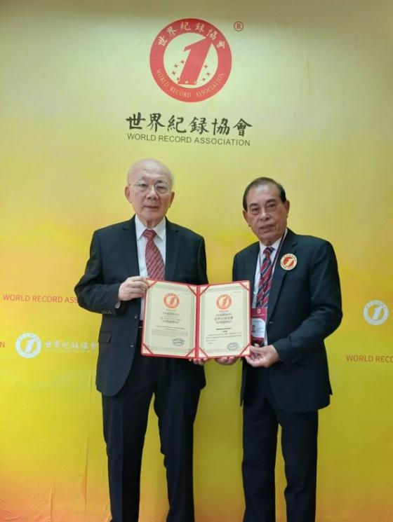 陆宏广博士获得17个硕士和博士学位打破世界纪录